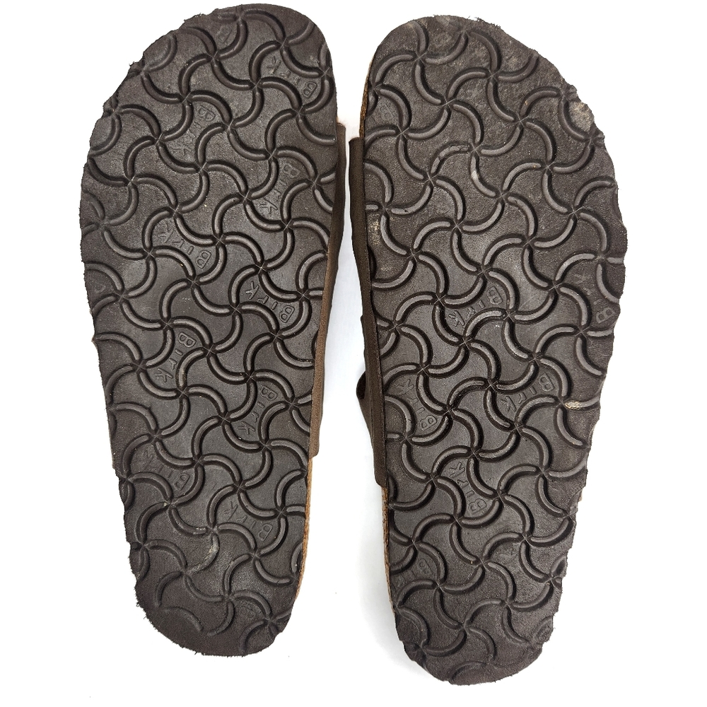 Birkenstock Granada Brown Leather Sandal Womans 5-5.5 - Picture 5 of 5